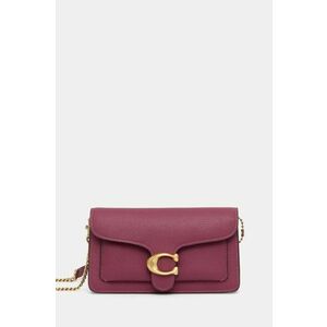 Coach poseta de piele culoarea violet imagine