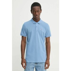 Tommy Jeans polo de bumbac neted, DM0DM18312 imagine