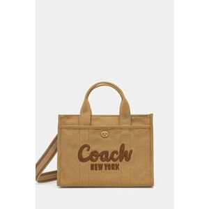 Coach poseta culoarea verde imagine