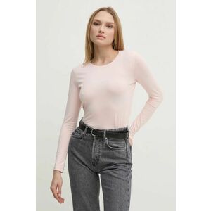 Pepe Jeans longsleeve femei, culoarea roz imagine