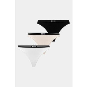 BOSS tanga 3-pack culoarea negru, 50510030 imagine