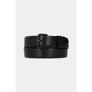 Diesel curea de piele B-1DR OVAL D LOOP culoarea negru, X10127.P6364 imagine