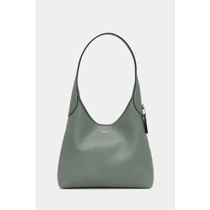 Coach poseta de piele culoarea verde, CU068 imagine