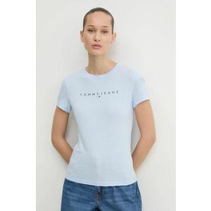 Tommy Jeans tricou din bumbac femei, DW0DW18398 imagine