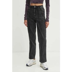 adidas Originals jeansi femei high waist, IY7407 imagine