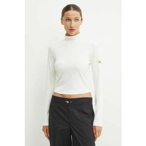 Columbia longsleeve Wallowa femei, culoarea alb, cu turtleneck, 2090931 imagine