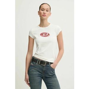 Diesel tricou T-ANGIE femei, culoarea bej, A06268.0AFAA imagine