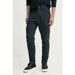 G-Star Raw pantaloni barbati, culoarea albastru marin, cu fason cargo, D24307-D504 imagine