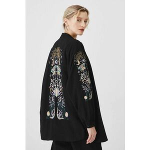 Medicine kimono femei, culoarea negru imagine