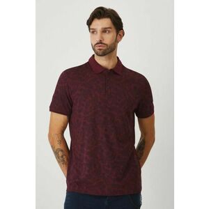 Medicine tricou polo barbati, culoarea bordo, modelator imagine