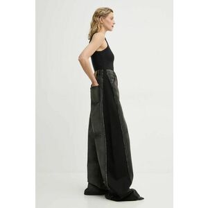 MM6 Maison Margiela jeansi femei, culoarea gri, S62LB0177.S30848 imagine