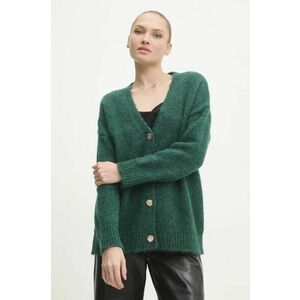 Answear Lab cardigan de lana culoarea verde imagine