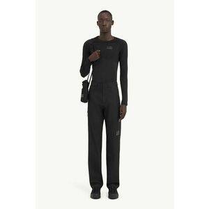 MM6 Maison Margiela pantaloni x Salomon barbati, culoarea negru, drept, SH0LA0013.M35200 imagine