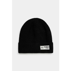 Fiorucci caciula din amestec de lana Knit Logo Beanie culoarea negru, de lana, U01FPAHA216KN05BK01 imagine