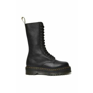 Dr. Martens bocanci de piele 1b99 Quad femei, culoarea negru, cu platforma, DM31426001 imagine