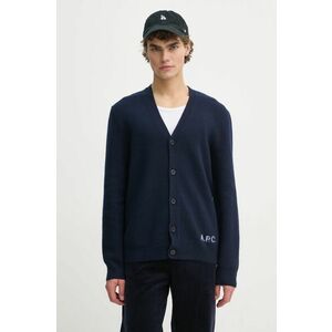 A.P.C. cardigan din lana kenny culoarea albastru marin, WVBDK.H22305 imagine