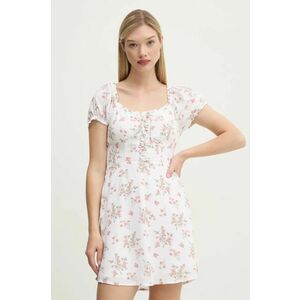 Hollister Co. rochie culoarea alb, mini, evazati, KI359-2121 imagine