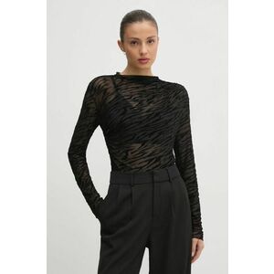 OUI bluza femei, culoarea negru, modelator, 90880 imagine