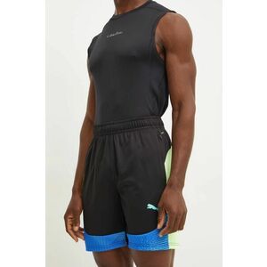 Puma pantaloni scurți de antrenament individualFINAL culoarea negru, 659584 imagine