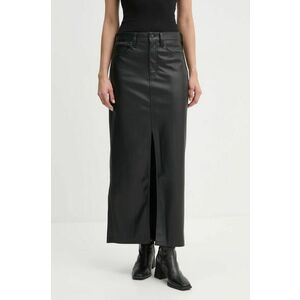 Levi's fusta culoarea negru, maxi, drept, A9309 imagine