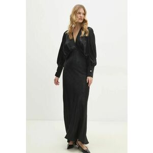 Answear Lab rochie culoarea negru, maxi, drept imagine