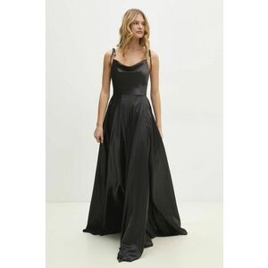 Answear Lab rochie culoarea negru, maxi, evazati imagine