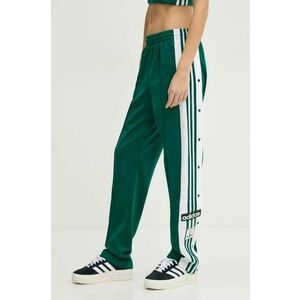 adidas Originals pantaloni Adibreak femei, culoarea verde, modelator, JD0852 imagine