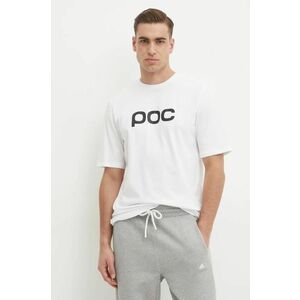 POC tricou din bumbac barbati, culoarea alb, cu imprimeu, 61650 imagine