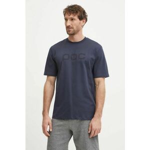 POC tricou din bumbac barbati, culoarea albastru marin, cu imprimeu, 61650 imagine