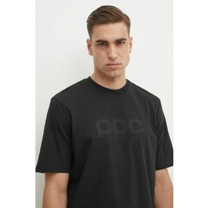 POC tricou din bumbac barbati, culoarea negru, cu imprimeu, 61650 imagine