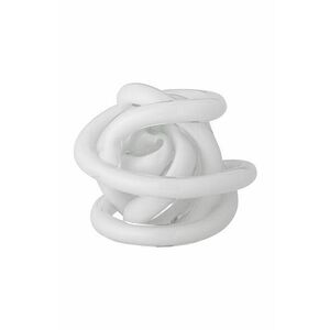 Bloomingville figurina decorativa Knot culoarea alb imagine