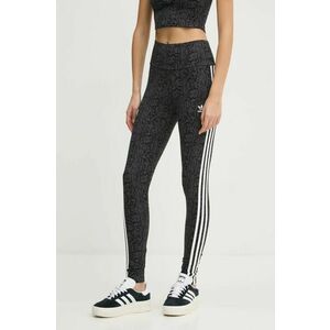 adidas Originals pantaloni SNAKE AOP LGNGS femei, culoarea gri, modelator, JC5751 imagine