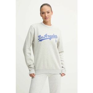 47 brand bluza MLB Los Angeles Dodgers femei, culoarea gri, cu imprimeu, BB012PEMIBC630059CK imagine