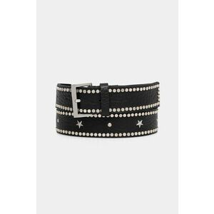 ZADIG&VOLTAIRE curea de piele femei, culoarea negru, LWBT00001 imagine