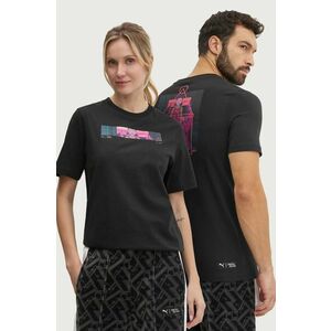 Puma tricou din bumbac PUMA X SQUID GAME culoarea negru, cu imprimeu, 627426 imagine