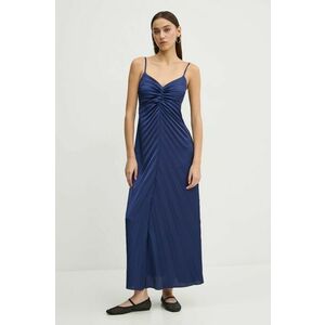 Abercrombie & Fitch rochie culoarea albastru marin, midi, drept, KI159-5674 imagine