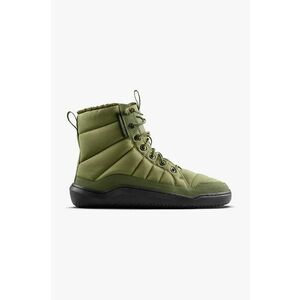 Vivobarefoot botine GOBI HIBER femei, culoarea verde, cu toc plat, izolat, 209438 imagine