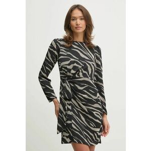 Dkny rochie culoarea negru, mini, mulata, DD4J6D35 imagine