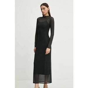 Abercrombie & Fitch rochie culoarea negru, maxi, mulata, KI159-5081 imagine