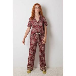 women'secret pijama MIX AND MATCH LOVE ACTUALLY femei, culoarea rosu, 4858814 imagine