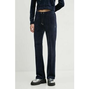 Juicy Couture pantaloni de trening culoarea albastru marin, cu imprimeu, JCAPW045 imagine