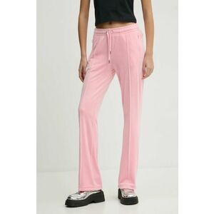 Juicy Couture pantaloni de trening culoarea roz, cu imprimeu, JCAPW045 imagine