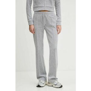 Juicy Couture pantaloni de trening culoarea gri, cu imprimeu, JCAPW045 imagine