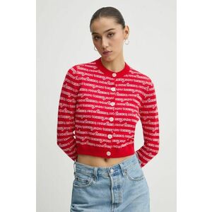 Tommy Jeans pulover femei, culoarea rosu, DW0DW19340 imagine