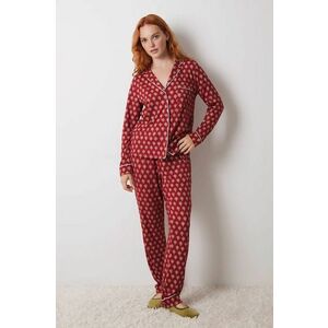 women'secret pijama LOVE ACTUALLY GENERIC PJ femei, culoarea rosu, 4758230 imagine