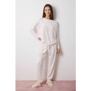 women'secret pijama LA VECINA RUBIA femei, culoarea bej, 3138651 imagine