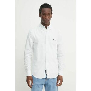 Tommy Jeans camasa din bumbac barbati, cu guler button-down, slim, DM0DM20668 imagine