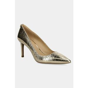 MICHAEL Michael Kors stilettos de piele Alina culoarea auriu, 40R5ALMP1M.740 imagine