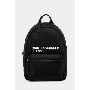 Karl Lagerfeld Jeans rucsac culoarea negru, mare, cu imprimeu, A1W30236 imagine