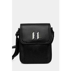 Karl Lagerfeld borsetă K/PLAK culoarea negru, 246M3076 imagine